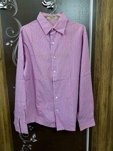 Men’s Striped Pink Shirt