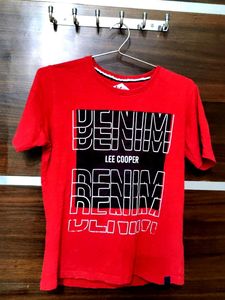 Lee Cooper Denim Graphic Tee