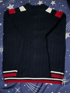 Stylish Knit Zip-Up Jacket (L) SIZE
