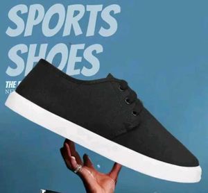 JOSMOS PREMIUM Canvas black shoes for men