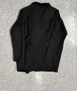 Chic Black Double-Breasted Coat