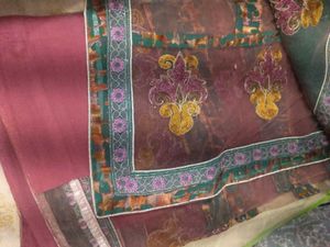 Heavy Georgette Saree Wth Blouse For Womens