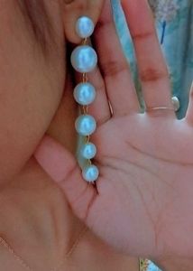 Elegant Pearl Drop Earrings 2 to combo pack