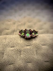 5 Gemstone Diamond Ring