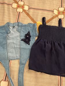 Baby Frock With Jacket