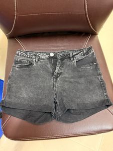 Black Y2K Shorts