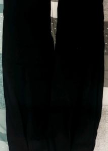 Wide Leg Black Trousers