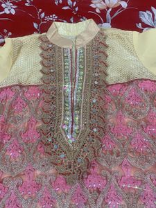 New  Long Pakistani  Dress Set📌offer In Profile