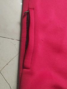 Red Zip-Up Jacket