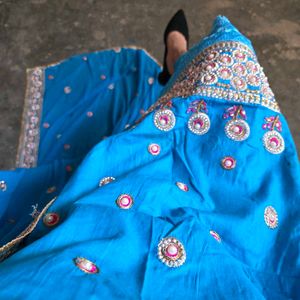 Heavy Dupatta Suit For Party Wear 💙