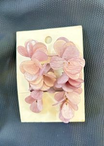 H&amp;M Floral Drop Lavender Earrings