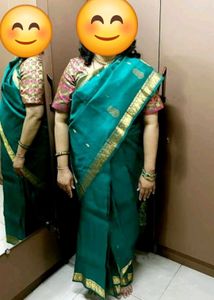 Pure Kanchivaram silk Saree ,  WIMO