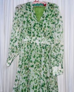 Green Wrap Dress