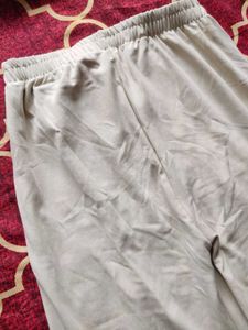 Wide Leg Beige Pants
