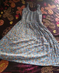 Casual Flower Print Dress