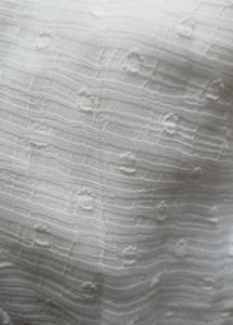 White Ruffled Sheer Dress