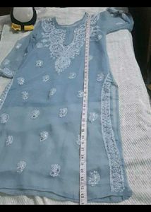 Long Kurtis With Mirror Work