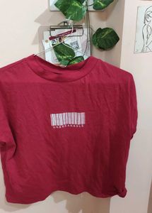 Burgundy &#39;Unbreakable&#39; Graphic Tee