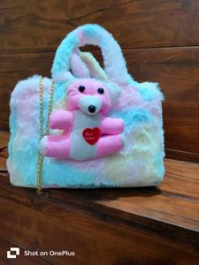 Cute Furry Bear Handbag