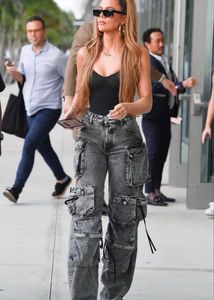 black faded grey wash pinteresty cargo jeans