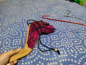 Folded Traditional Thai Hand Fan
