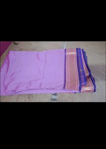 Elegant silk Purple Saree