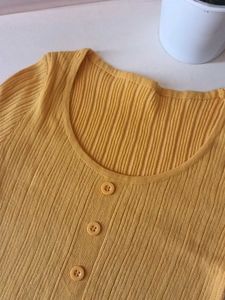 Yellow Crop Top