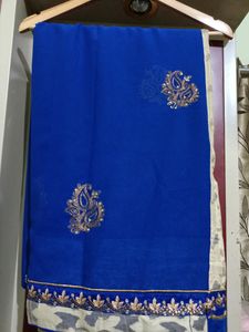 Elegant Embroidered Saree