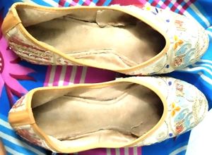 Embroidered Indian Slippers