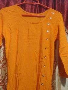 Orange Kurta
