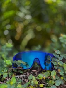 Blue Mirrored Sunglasses
