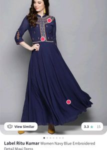 Embroidered Maxi Dress