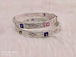 Pure Silver Bangles