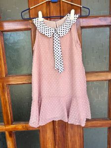 Polka Dot Collar Summer Dress