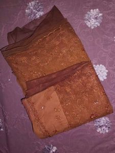 Net Febric Double Shaded Saree