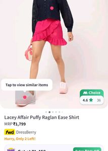 Beautiful Shirt /top For Women Branded New With Ta