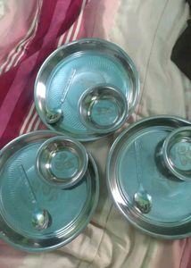 Stainless Steel Dinner Set