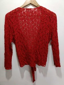 Mesh Beach Shrug