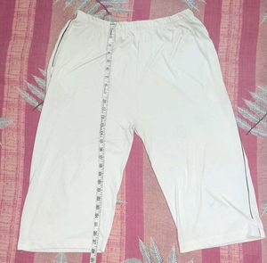White Capri Lounge Pants