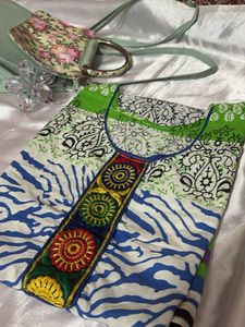 New Kurti With Attached Sleeves