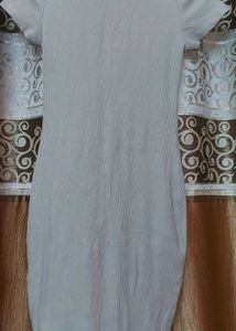 Ribbed Button-Front Mini Dress