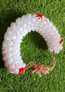 White Kajra With Red Flowers