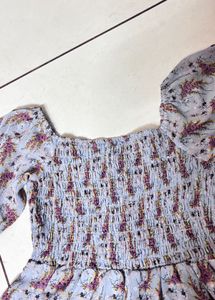 Floral Mini Dress top