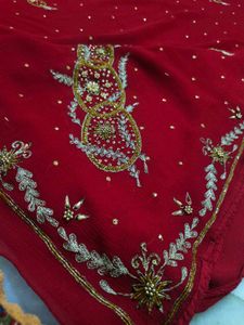 Pure Georgette Aari Tari Zari Saree..♥️