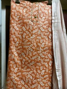 Classic Unstitched Salwar Kurti With Dupatta