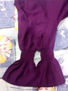Purple Graphic Print Top(Xl)