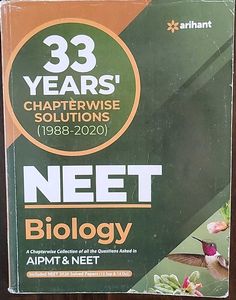 NEET Biology 33 Year's Chapterwise Solutions