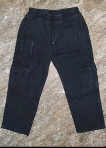 Heavy Quality Baggy Cargo Premium Black Colour