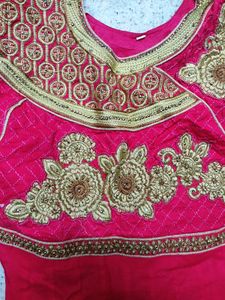 Heavy Work Anarkali Suit Set