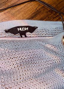 coolest y2k see-through knitted sweater